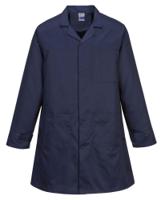 Portwest AS10 Anti-Static ESD Coat Navy S