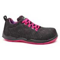 Portwest B0677C Violet Shoe S3L FO SR Shoes Black/Fuchsia