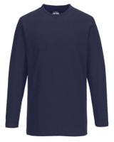 Portwest B196 Long Sleeve T-Shirt Navy XXL