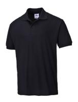 Portwest B210 Naples Polo Shirt S/S Black 4XL