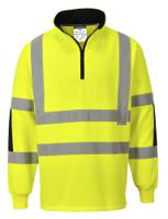 Portwest B308 Xenon Hi-Vis Rugby Shirt Yellow 4XL
