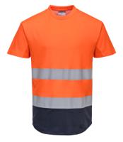 Portwest C395 Hi-Vis Contrast Mesh Insert T-Shirt S/S