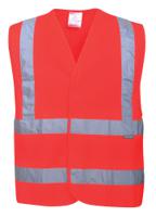 Portwest C470 Hi-Vis Band and Brace Vest Red L/XL