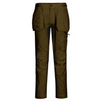 Portwest CD883 WX2 Eco Stretch Holster Trousers Olive Green 44