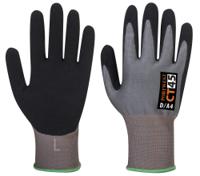 Portwest CT45 CT Cut D18 Nitrile Glove Grey/Black L