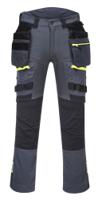 Portwest DX440 DX4 Detachable Holster Pocket Trousers Metal Grey 32