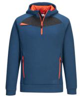 Portwest DX467 DX4 Quarter Zip Hoodie Metro Blue L