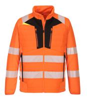 Portwest DX473 DX4 Hi-Vis Hybrid Baffle Jacket Orange/Black 4XL