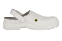 Portwest FC03 Compositelite ESD Perforated Safety Clog SB AE White 35