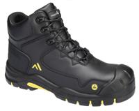 Portwest FC18 Apex Composite Mid Boot S3S ESD HRO SR SC FO Black/Yellow 37