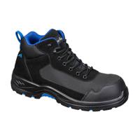 Portwest FC22 Composite Textile Suede Mid Boot S3L HRO SR FO Black/Blue