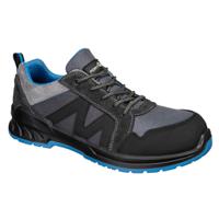 Portwest FC23 Composite Textile & Suede Trainer S1PS SR FO Black/Blue