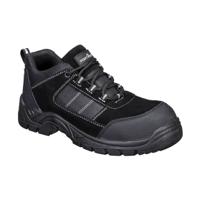 Portwest FC24 Composite Textile Suede Low Shoe S1 SR FO Black
