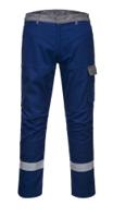 Portwest FR06 Bizflame Industry Two Tone Trousers Royal Blue 32