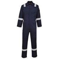 Portwest FR21 Bizflame Work FR Super Lightweight Anti-Static Coverall Navy Tall L