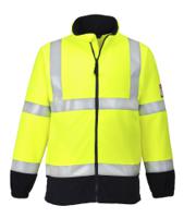 Portwest FR31 Flame Resistant Anti-Static Hi-Vis Fleece Yellow
