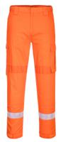 Portwest FR401 Bizflame Work Lightweight Stretch Panelled Trousers Orange L