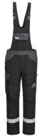 Portwest FR405 WX3 FR Bib and Brace Black