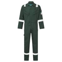 Portwest FR50 Flame Resistant Anti-Static Coverall 350g Green 4XL