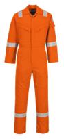 Portwest FR50 Flame Resistant Anti-Static Coverall 350g Orange Tall L