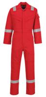 Portwest FR50 Flame Resistant Anti-Static Coverall 350g Red 4XL