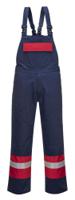 Portwest FR57 Bizflame Work Bib and Brace Navy
