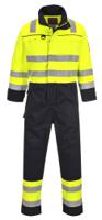 Portwest FR60 Hi-Vis Multi-Norm Coverall Yellow/Navy