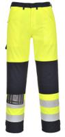 Portwest FR62 Hi-Vis Multi-Norm Trousers Yellow/Navy
