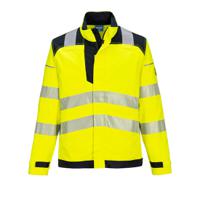 Portwest FR714 PW3 FR Hi-Vis Work Jacket Yellow/Black