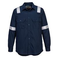 Portwest FR720 FR Lightweight Anti-static Shirt Navy L