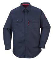Portwest FR89 Bizflame 88/12 FR Work Shirt Navy XL