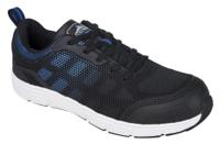 Portwest FT15 Steel Textile Trainer S1P FO SR Black/Blue 36