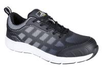 Portwest FT15 Steel Textile Trainer S1P FO SR Black/White 37