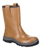 Portwest FW06 Steelite Rigger Boot S1P HRO (Unlined) Tan