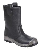 Portwest FW13 Steelite Rigger Boot S1P CI (With scuff cap) Black 45