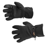 Portwest GL12 Insulated Fleece Glove Black