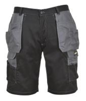 Portwest KS18 Granite Holster Shorts Black/Zoom Grey
