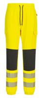 Portwest KX346 PW3 Hi-Vis Flexi Jogger Yellow/Black L