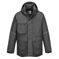 Portwest KX360 KX3 Parka Jacket Grey Marl L