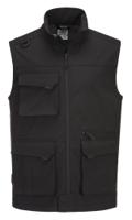Portwest KX363 KX3 Softshell Bodywarmer (3L) Black