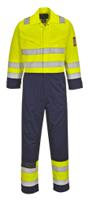 Portwest MV28 Hi-Vis Modaflame Coverall Yellow/Navy Tall L