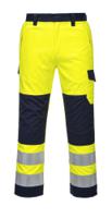 Portwest MV46 Hi-Vis Modaflame Trousers Yellow/Navy