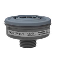 Portwest P946 P3 Particle Filter Universal Thread (Pk6) Black
