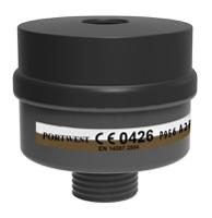 Portwest P956 A2P3 Combination Filter Universal Thread (Pk4) Black