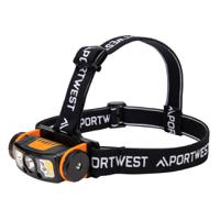 Portwest PA76 LED motion sensor USB head light Black/Orange