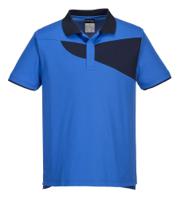 Portwest PW210 PW2 Cotton Comfort Polo Shirt S/S Royal/Navy XXL