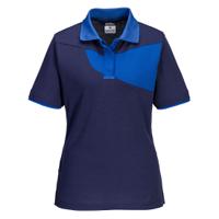 Portwest PW219 PW2 Women's Polo Shirt S/S Navy/Royal L