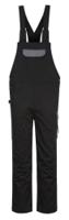 Portwest PW243 PW2 Bib and Brace Black/Zoom Grey L