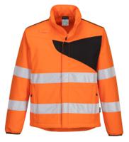 Portwest PW275 PW2 Hi-Vis Softshell (2L) Orange/Black 4XL