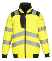 Portwest PW302 PW3 Hi-Vis 3-in-1 Pilot Jacket Yellow/Black L